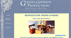 Desktop Screenshot of goldgryph.com